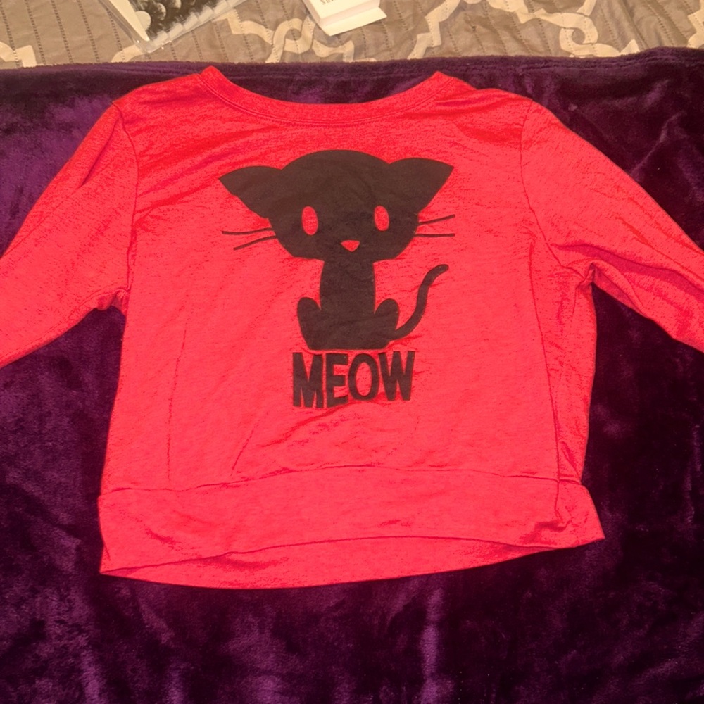 Pink animal print shirt